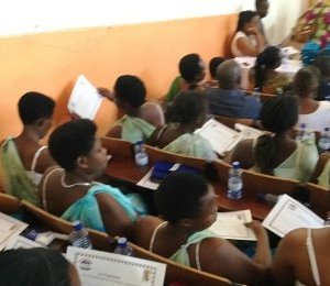 Un grand nombre de femmes parmi les lauréats de l’alphabétisation dans l’Archidiocèse de Kigali. 