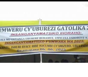 Gusoza icyumweru cy’uburezi gatolika ku rwego rw’igihugu 