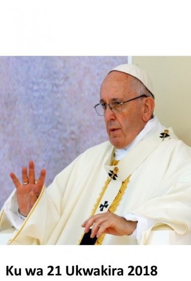 Message du Pape François pour la Journée Mondiale des Missions 2018 