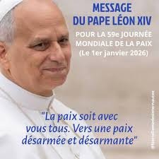 UBUTUMWA BWA PAPA KU MUNSI MPUZAMAHANGA W’AMAHORO , TARIKI YA 1 MUTARAMA 2026